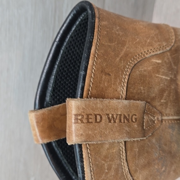 Red Wing Men's Leather Steel Toe Vibram Work Boots 4448 Shoes Sz 11D - Picture 3 of 12